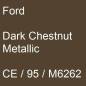 Preview: Ford, Dark Chestnut Metallic, CE / 95 / M6262.